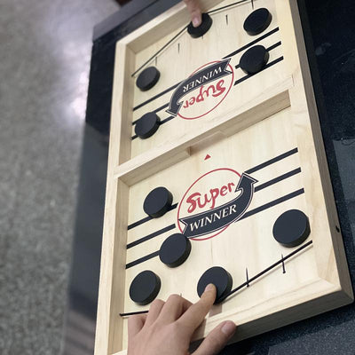The ORIGINAL Fast Sling Puck Board Game | Super Winner